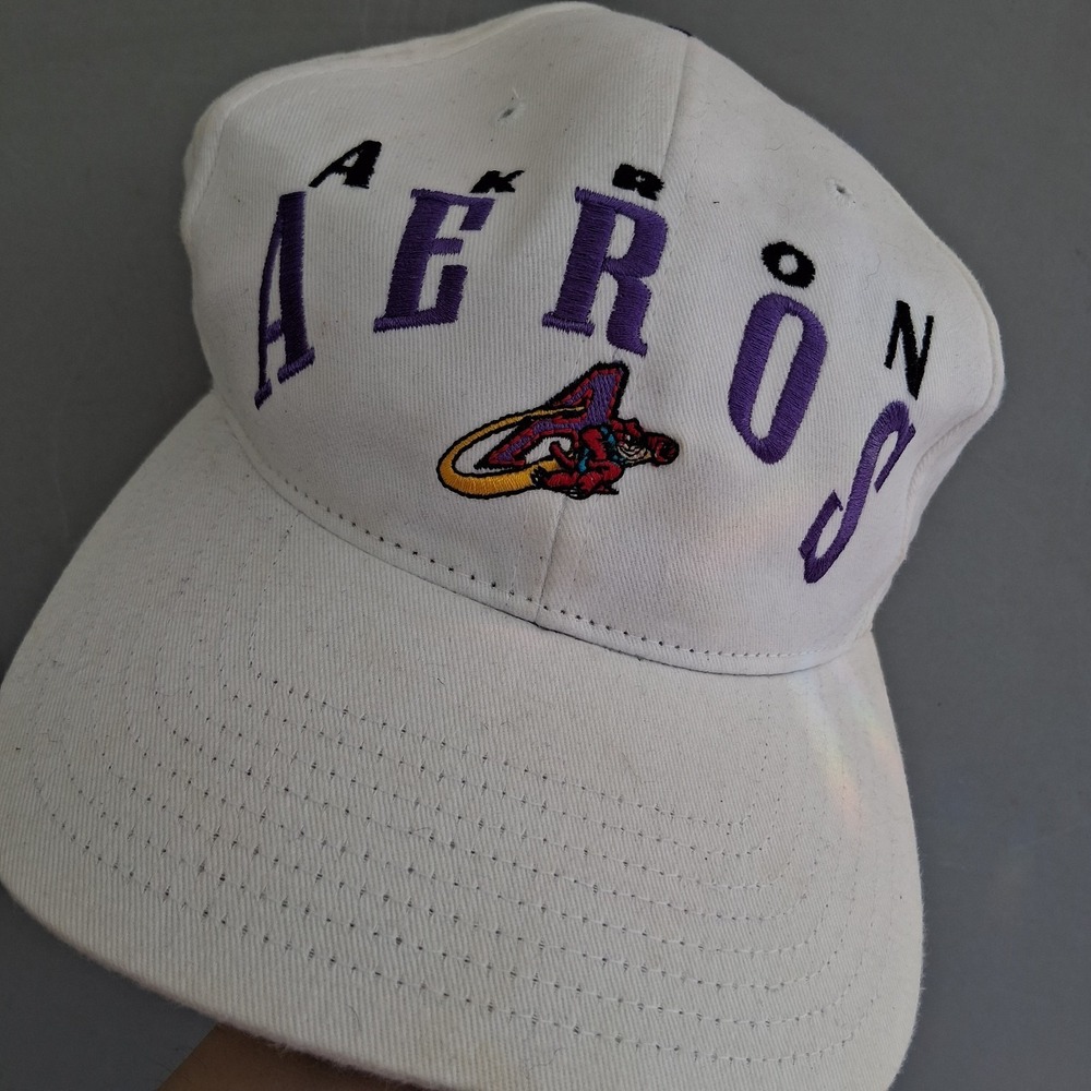Akron Aeros Rubber Ducks Snapback Embroidered Baseball Cap EUC